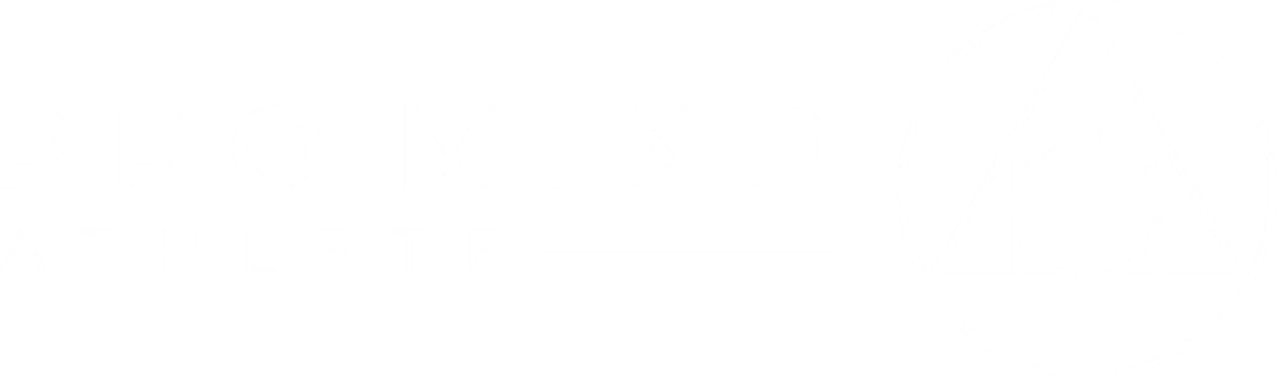 PRO MIND ATHLETE LOGO DESIGN V WHITE